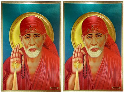 Aabhaas Sai Baba Wall Poster Fine Art Print(12 inch X 18 inch, Rolled)