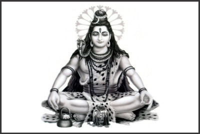 

Aabhaas Shiva Wall Poster Fine Art Print(12 inch X 18 inch, Rolled)