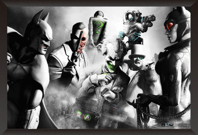 

Akhuratha Batman Arkham Origins Fine Quality Wall Poster Paper Print(12 inch X 18 inch, Rolled)