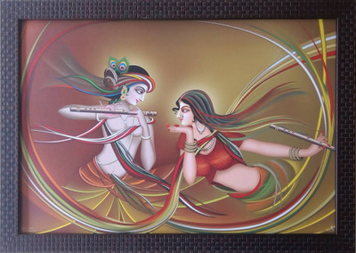 

Aabhaas Krishna Wall Poster Fine Art Print(12 inch X 18 inch, Rolled)