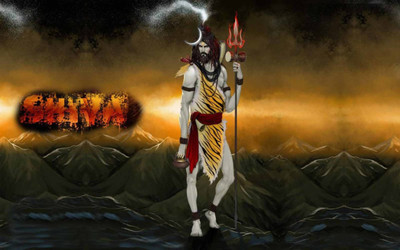 

Aabhaas Shiva Wall Poster Fine Art Print(12 inch X 18 inch, Rolled)