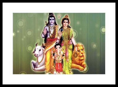 

Aabhaas Shiva Wall Poster Fine Art Print(12 inch X 18 inch, Rolled)