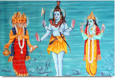 

Aabhaas Shiva Wall Poster Fine Art Print(12 inch X 18 inch, Rolled)