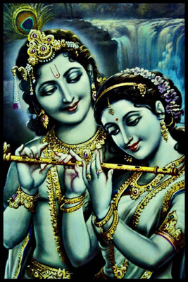 

Aabhaas Krishna Wall Poster Fine Art Print(12 inch X 18 inch, Rolled)