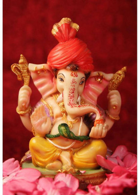 

Aabhaas Ganesha Wall Poster Fine Art Print(12 inch X 18 inch, Rolled)