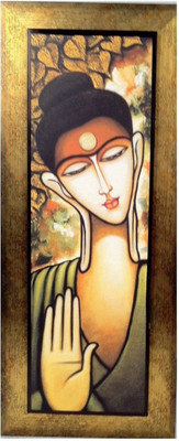 

Aabhaas Buddha Wall Poster Fine Art Print(12 inch X 18 inch, Rolled)