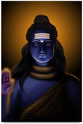 

Aabhaas Shiva Wall Poster Fine Art Print(12 inch X 18 inch, Rolled)