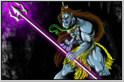 

Aabhaas Shiva Wall Poster Fine Art Print(12 inch X 18 inch, Rolled)