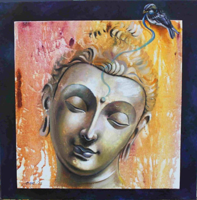 

Aabhaas Buddha Wall Poster Fine Art Print(12 inch X 18 inch, Rolled)