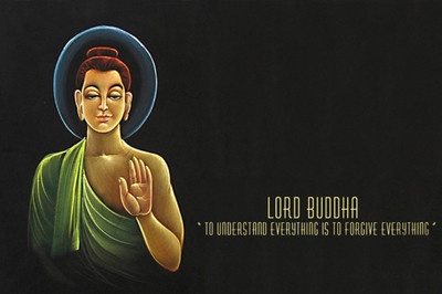 

Aabhaas Buddha Wall Poster Fine Art Print(12 inch X 18 inch, Rolled)