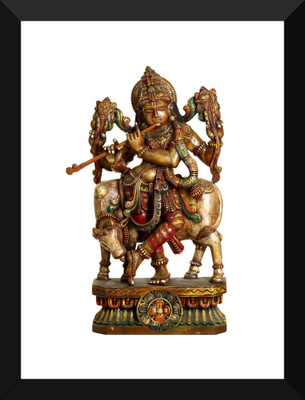 

Aabhaas Radha Krishna Wall Poster Fine Art Print(12 inch X 18 inch, Rolled)