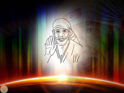 

Aabhaas Sai Baba Wall Poster Fine Art Print(12 inch X 18 inch, Rolled)