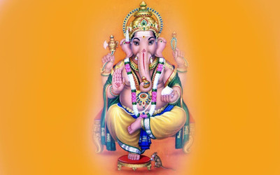 

Aabhaas Ganesha Wall Poster Fine Art Print(12 inch X 18 inch, Rolled)
