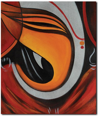 

Aabhaas Ganesha Wall Poster Fine Art Print(12 inch X 18 inch, Rolled)