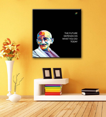 

Aabhaas Mahatma Gandhi Wall Poster Fine Art Print(12 inch X 18 inch, Rolled)
