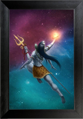 

Aabhaas Shiva Wall Poster Fine Art Print(12 inch X 18 inch, Rolled)
