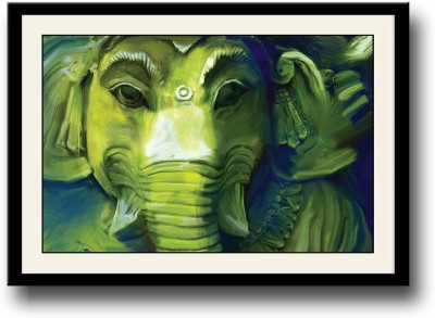 

Aabhaas Ganesha Wall Poster Fine Art Print(12 inch X 18 inch, Rolled)