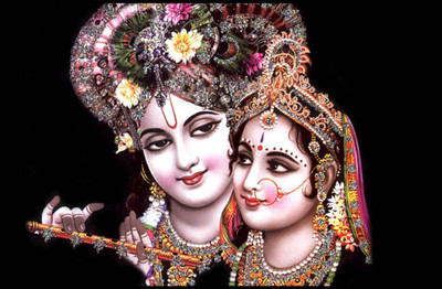 

Aabhaas Radha Krishna Wall Poster Fine Art Print(12 inch X 18 inch, Rolled)