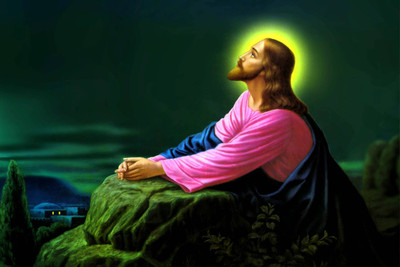 

Aabhaas Jesus Christ Wall Poster Fine Art Print(12 inch X 18 inch, Rolled)