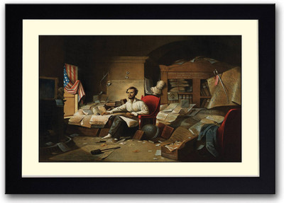 

Aabhaas Abraham Lincoln Wall Poster Fine Art Print(12 inch X 18 inch, Rolled)