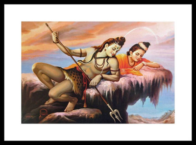 

Aabhaas Shiva Wall Poster Fine Art Print(12 inch X 18 inch, Rolled)