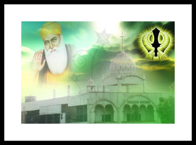 

Aabhaas Guru Nanak Wall Poster Fine Art Print(12 inch X 18 inch, Rolled)