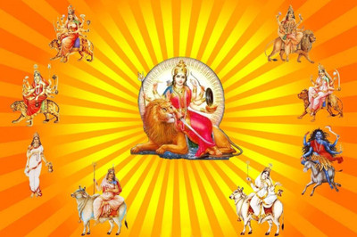 

Aabhaas Mata Lakshmi Wall Poster Fine Art Print(12 inch X 18 inch, Rolled)