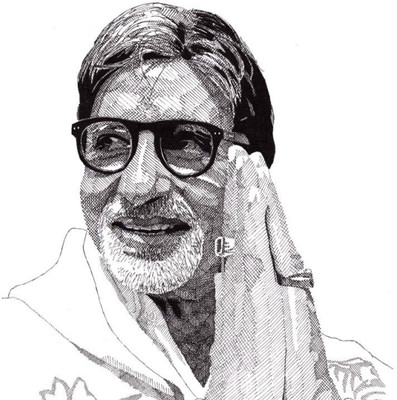 

Aabhaas Amitabh Bachhan Wall Poster Fine Art Print(12 inch X 18 inch, Rolled)