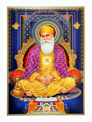 

Aabhaas Guru Nanak Wall Poster Fine Art Print(12 inch X 18 inch, Rolled)