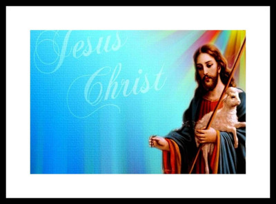 

Aabhaas Jesus Christ Wall Poster Fine Art Print(12 inch X 18 inch, Rolled)