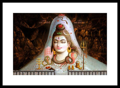 

Aabhaas Shiva Wall Poster Fine Art Print(12 inch X 18 inch, Rolled)