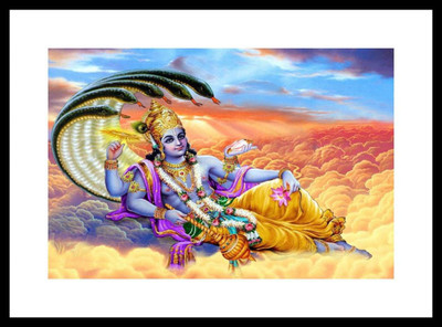 

Aabhaas Vishnu Wall Poster Fine Art Print(12 inch X 18 inch, Rolled)