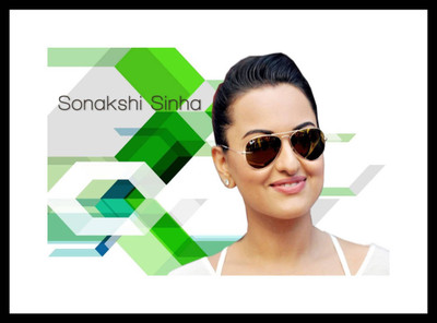 

Aabhaas Sonakshi Sinha Wall Poster Fine Art Print(12 inch X 18 inch, Rolled)
