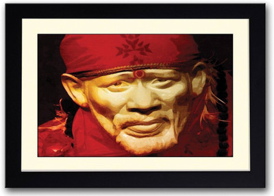 

Aabhaas Sai Baba Wall Poster Fine Art Print(12 inch X 18 inch, Rolled)
