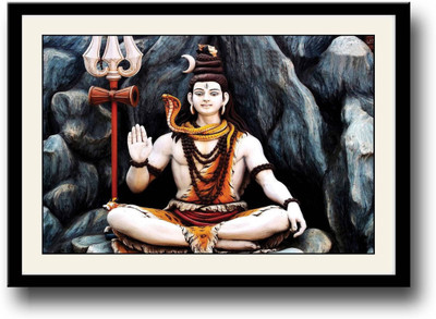 

Aabhaas Shiva Wall Poster Fine Art Print(12 inch X 18 inch, Rolled)