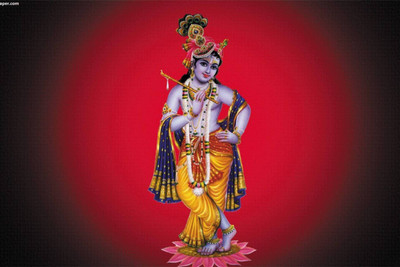 

Aabhaas Krishna Wall Poster Fine Art Print(12 inch X 18 inch, Rolled)