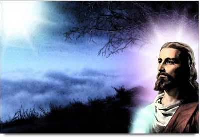 

Aabhaas Jesus Christ Wall Poster Fine Art Print(12 inch X 18 inch, Rolled)
