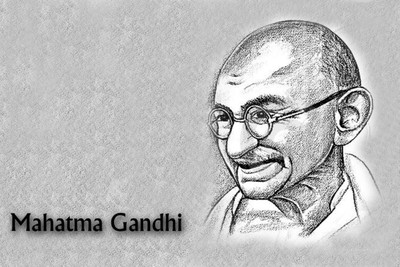 

Aabhaas Mahatma Gandhi Wall Poster Fine Art Print(12 inch X 18 inch, Rolled)