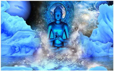 

Aabhaas Buddha Wall Poster Fine Art Print(12 inch X 18 inch, Rolled)