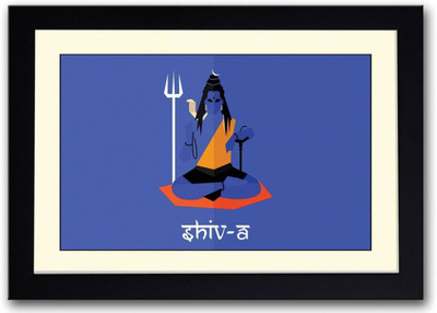 

Aabhaas Shiva Wall Poster Fine Art Print(12 inch X 18 inch, Rolled)