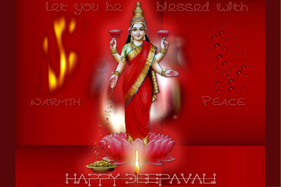 

Aabhaas Mata Lakshmi Wall Poster Fine Art Print(12 inch X 18 inch, Rolled)