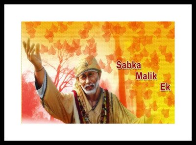 

Aabhaas Sai Baba Wall Poster Fine Art Print(12 inch X 18 inch, Rolled)