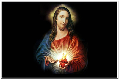 

Aabhaas Jesus Christ Wall Poster Fine Art Print(12 inch X 18 inch, Rolled)
