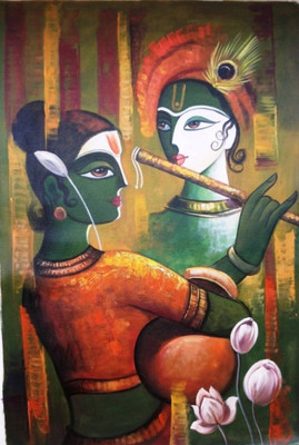 Aabhaas Krishna Wall Poster Fine Art Print(12 inch X 18 inch, Rolled)