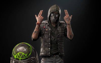 

Akhuratha Watch Dogs Fine Quality Wall Poster Paper Print(12 inch X 18 inch, Rolled)