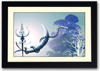 

Aabhaas Shiva Wall Poster Fine Art Print(12 inch X 18 inch, Rolled)
