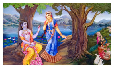 

Aabhaas Krishna Wall Poster Fine Art Print(12 inch X 18 inch, Rolled)