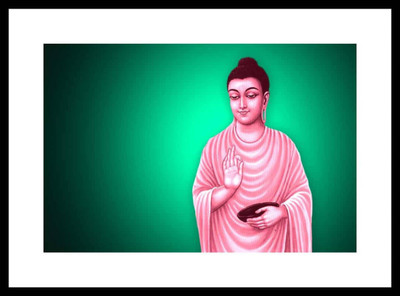 

Aabhaas Buddha Wall Poster Fine Art Print(12 inch X 18 inch, Rolled)