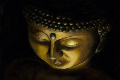 

Aabhaas Buddha Wall Poster Fine Art Print(12 inch X 18 inch, Rolled)