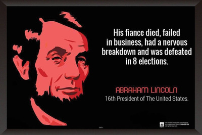 

Aabhaas Abraham Lincoln Wall Poster Fine Art Print(12 inch X 18 inch, Rolled)